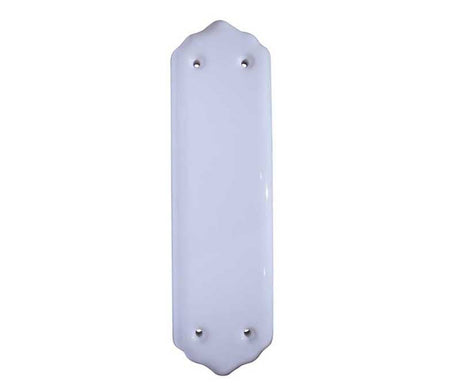 This is an image showing the Frelan - White 280x78mm Finger Plate available to order from Trade Door Handles in Kendal