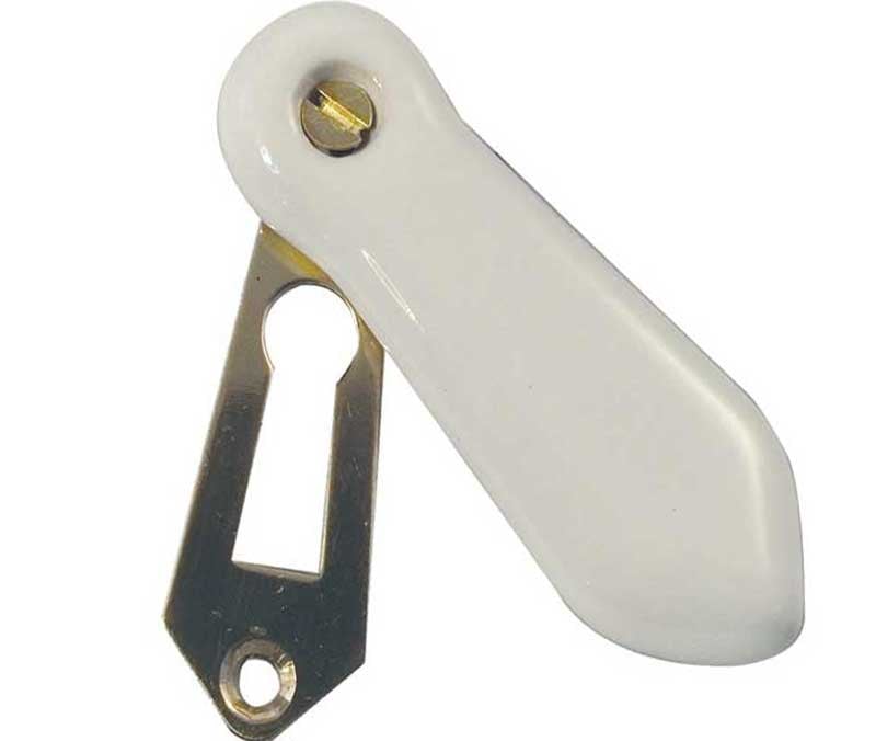 High quality image of Frelan - White Escutcheon | Sku. jc12 | available to order from Trade Door Handles in Kendal.