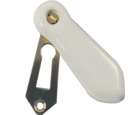 High quality image of Frelan - White Escutcheon | Sku. jc12 | available to order from Trade Door Handles in Kendal.