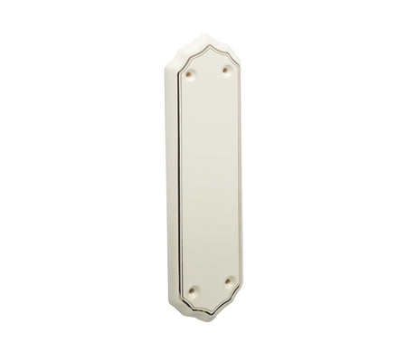 High quality image of Frelan - White Goldline Finger Plate 380 x 75mm | Sku. jc21 | available to order from Trade Door Handles in Kendal.