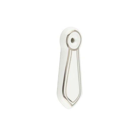 High quality image of Frelan - White Silverline Escutcheon | Sku. jc33 | available to order from Trade Door Handles in Kendal.