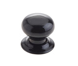 High quality image of Frelan - Jedo Porcelain Mortice Door Knobs Black Sku. JC60