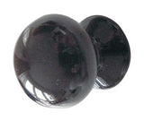 High quality image of Frelan - Jedo Porcelain Cupboard Knobs 38mm Black Sku. JC64