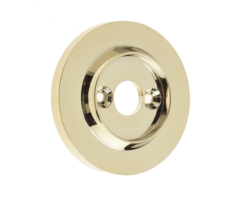 High quality image of Frelan - Replacement Roses for Porcelain Door Knobs PVD Brass | Sku. jc80rpvd | available to order from Trade Door Handles in Kendal.