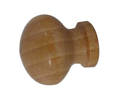 High quality image of Frelan - Wooden Cabinet Knob 30mm Dia. - Varnished | Sku. jka30a | available to order from Trade Door Handles in Kendal.