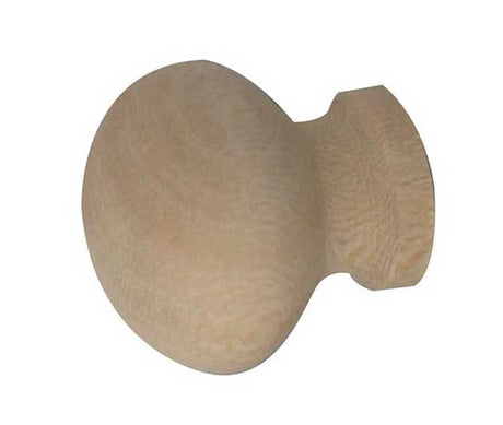 High quality image of Frelan - Wooden Cabinet Knob 30mm Dia. - Un-Varnished | Sku. jka30b | available to order from Trade Door Handles in Kendal.