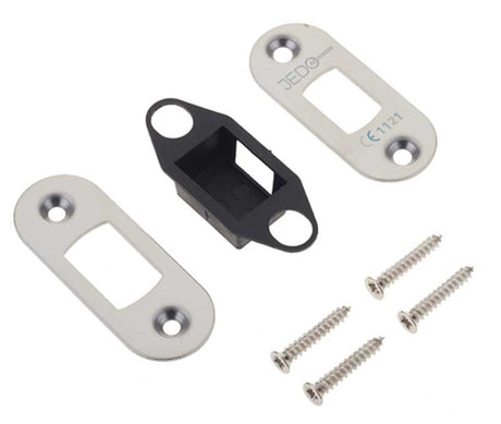 This is an image showing the Frelan - PSS Radiused accessory pack for JL-HDB hvy duty bolt available to order from Trade Door Handles in Kendal