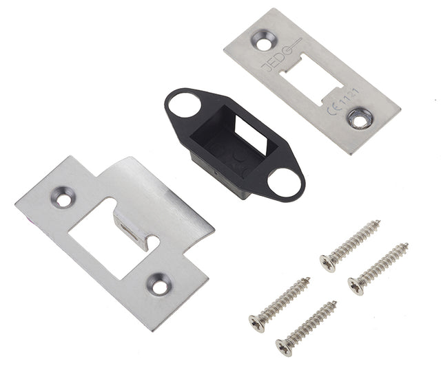High quality image of Frelan - Jedo Accessory Packs for Heavy Duty Tubular Latches Satin Stainless Steel Sku. JL-ACTSS