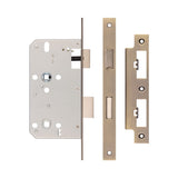 High quality image of Frelan - Jedo 78mm Din Bathroom Locks 60mm Backset Antique Brass Sku. JL-DB60AB