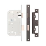 High quality image of Frelan - Jedo 78mm Din Bathroom Locks 60mm Backset Dark Bronze Sku. JL-DB60DB