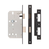 High quality image of Frelan - Jedo 78mm Din Bathroom Locks 60mm Backset Black Sku. JL-DB60MB