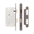 High quality image of Frelan - Jedo 78mm Din Bathroom Locks 60mm Backset Radiused Dark Bronze Sku. JL-DB60RDB