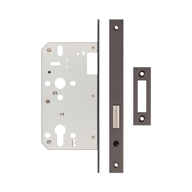 High quality image of Frelan - Jedo 72mm Dark Bronze Din Euro Deadlock 60mm Backset Sku. JL-DD60DB