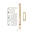 High quality image of Frelan - 72mm Antique Brass Din Euro Deadlock Radiused 60mm Backset Sku. JL-DD60RAB