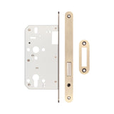 High quality image of Frelan - 72mm Antique Brass Din Euro Deadlock Radiused 60mm Backset Sku. JL-DD60RAB