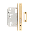 High quality image of Frelan - 72mm Satin Brass Din Euro Deadlock 60mm Backset Sku. JL-DD60SB