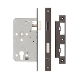 High quality image of Frelan - 72mm Dark Bronze Din Euro Escape Lock 60mm Backset Sku. JL-DE60DB