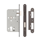 High quality image of Frelan - 72mm Dark Bronze Din Euro Escape lock Radiused 60mm Backset Sku. JL-DE60RDB