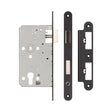 High quality image of Frelan - 72mm Black Din Euro Escape lock Radiused 60mm Backset Sku. JL-DE60RMB
