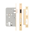 High quality image of Frelan - 72mm Satin Brass Din Euro Escape Lock 60mm Backset Sku. JL-DE60SB