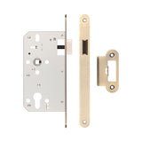 High quality image of Frelan - 72mm Antique Brass Din Euro Latch Radiused 60mm Backset Sku. JL-DL60RAB