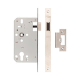 High quality image of Frelan - 72mm Satin Stainless Steel Din Euro Latch 60mm Backset Sku. JL-DL60SSS