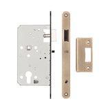 High quality image of Frelan - 72mm Antique Brass Din Euro Nightlatch Radiused 60mm Backset Sku. JL-DNL60RAB