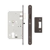 High quality image of Frelan - 72mm Dark Bronze Din Euro Nightlatch Radiused 60mm Backset Sku. JL-DNL60RDB
