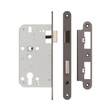 High quality image of Frelan - 72mm Dark Bronze Din Euro Sashlock Radiused 60mm Backset Sku. JL-DS60RDB