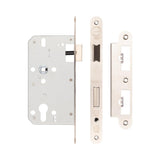 High quality image of Frelan - 72mm Satin Stainless Steel Din Euro Sashlock Radiused 60mm Backset Sku. JL-DS60RSSS