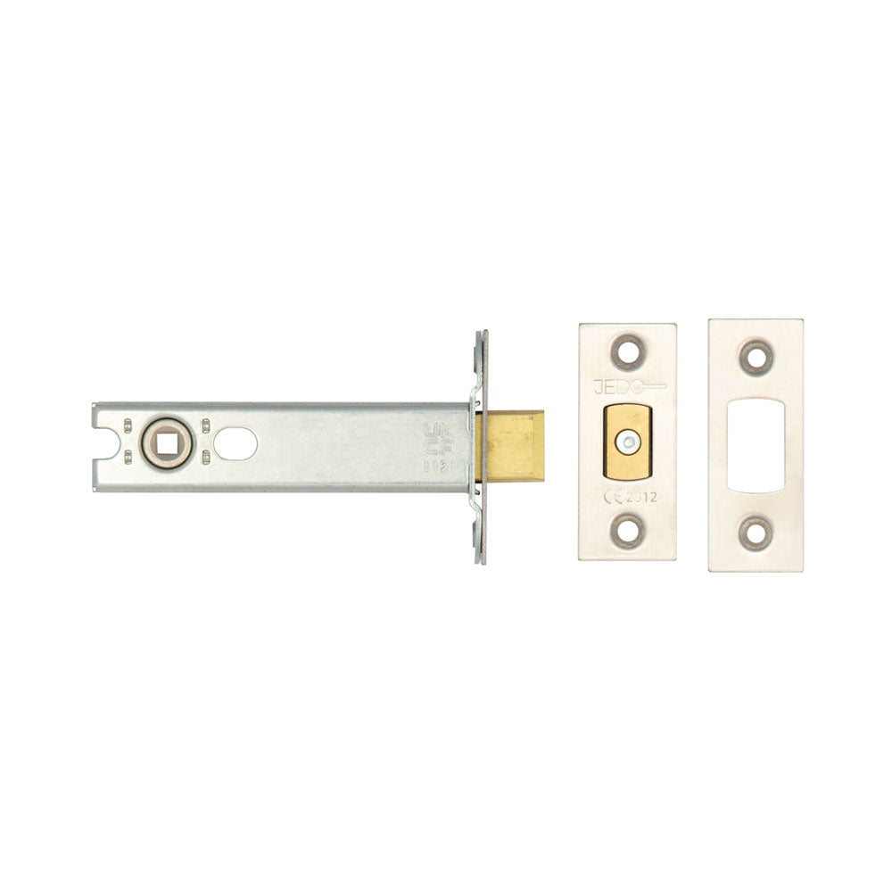 High quality image of Frelan - Jedo Heavy Duty Tubular Deadbolts 102mm Satin Stainless Steel Sku. JL-HDB102SS