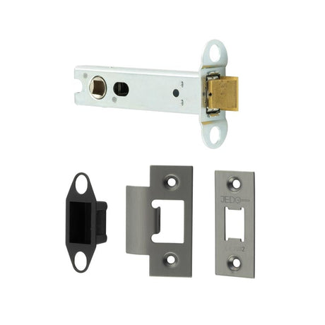 This is an image showing the Frelan - 102mm GM heavy duty tubular latch available to order from Trade Door Handles in Kendal