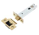 High quality image of Frelan - Jedo Heavy Duty Tubular Latches - 45 Degree Short Travel 102mm Brass Finish Sku. JL-HDT102PVD