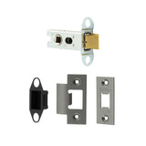 High quality image of Frelan - Jedo Heavy Duty Tubular Latches - 45 Degree Short Travel 64mm Gun Metal Sku. JL-HDT64GM