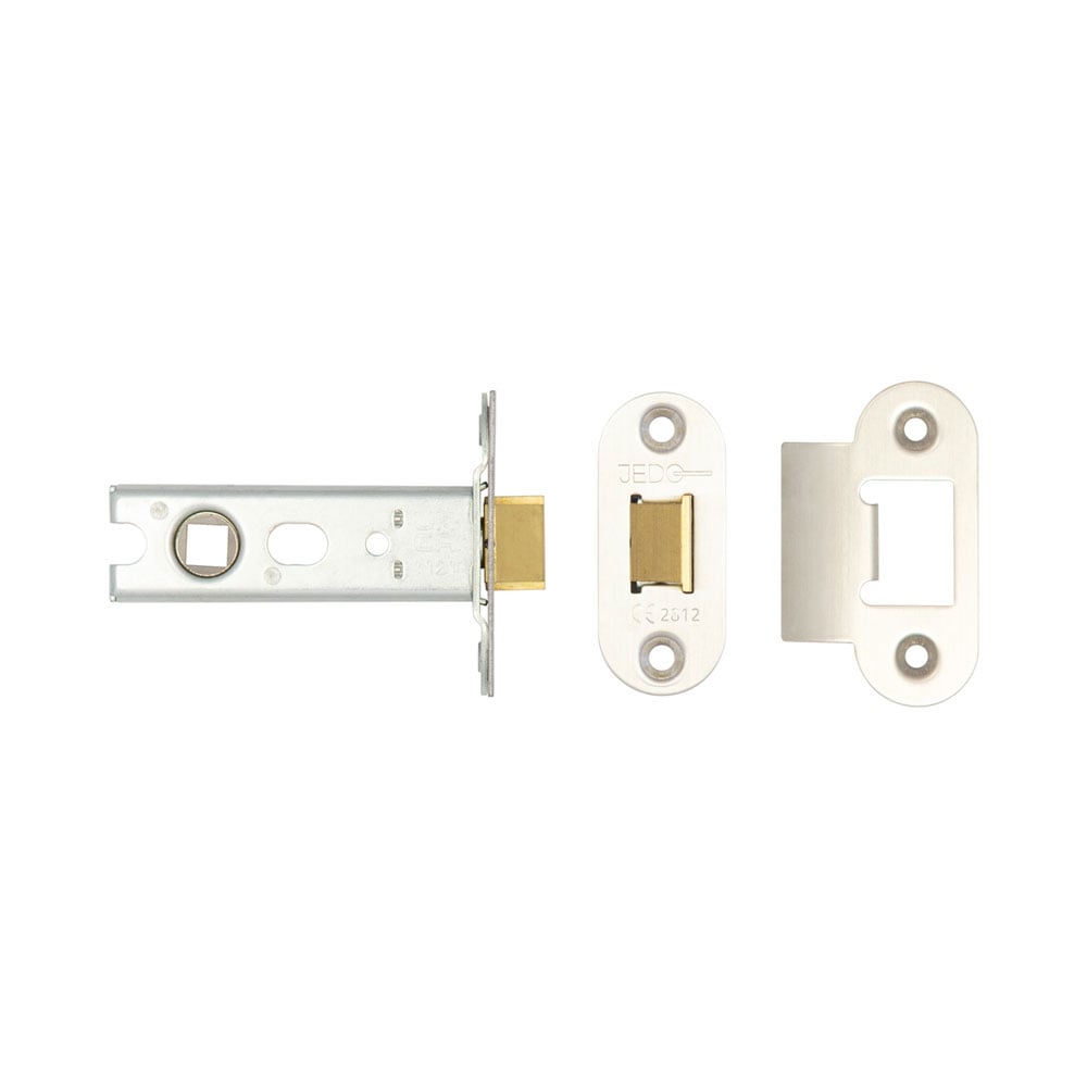 High quality image of Frelan - 76mm SS Radius heavy duty tubular latch Sku. JL-HDT76RSS