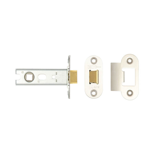 High quality image of Frelan - 76mm SS Radius heavy duty tubular latch Sku. JL-HDT76RSS