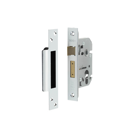 High quality image of Frelan - Jedo Euro Profile Sashlocks 65mm Polished Chrome Sku. JL1050PC