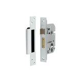 High quality image of Frelan - Jedo Euro Profile Sashlocks 65mm Satin Chrome Sku. JL1050SC