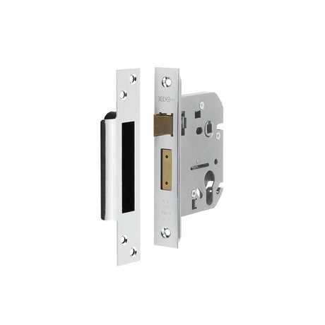 High quality image of Frelan - Jedo Euro Profile Sashlocks 76mm Polished Chrome Sku. JL1051PC