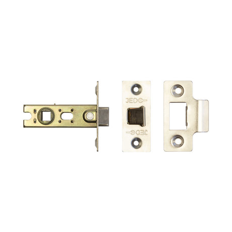 High quality image of Frelan - Jedo Kontrax Tubular Latches 64mm Nickel Plate Sku. JL120NP