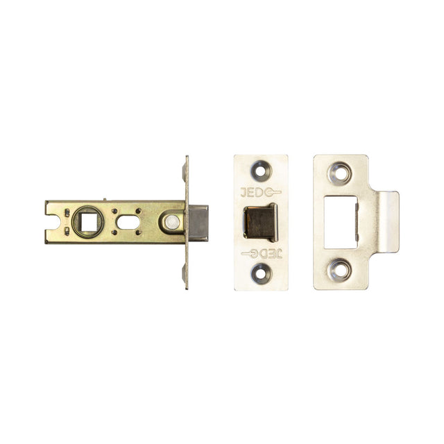 High quality image of Frelan - Jedo Kontrax Tubular Latches 64mm Nickel Plate Sku. JL120NP