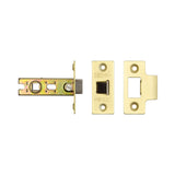 High quality image of Frelan - 64mm Satin Brass Tubular Latch Sku. JL120SB