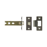 High quality image of Frelan - 75mm Black Nickel Tubular latch Sku. JL121BN