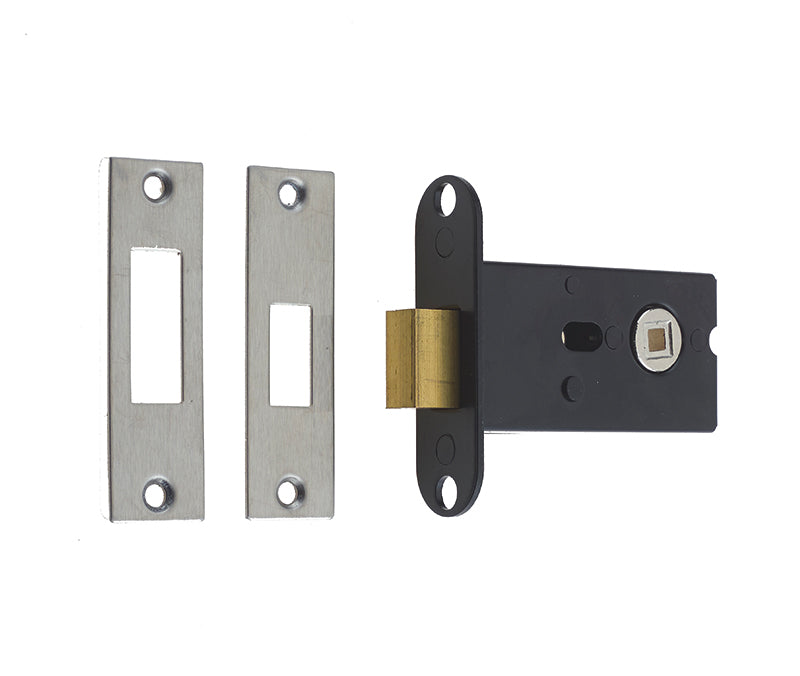 High quality image of Frelan - Jedo Box Deadbolts 76mm with 5mm Spindle Satin Stainless Steel Sku. JL191SSS