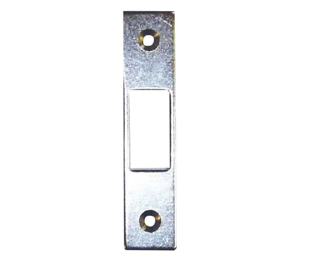 High quality image of Frelan - 90X20MM STRIKE PLATE FOR JL195 ZP | Sku. jl199s-np | available to order from Trade Door Handles in Kendal.