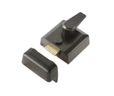 High quality image of Frelan - Narrow Stile Night Latches 66mm Black Sku. JL5031BL