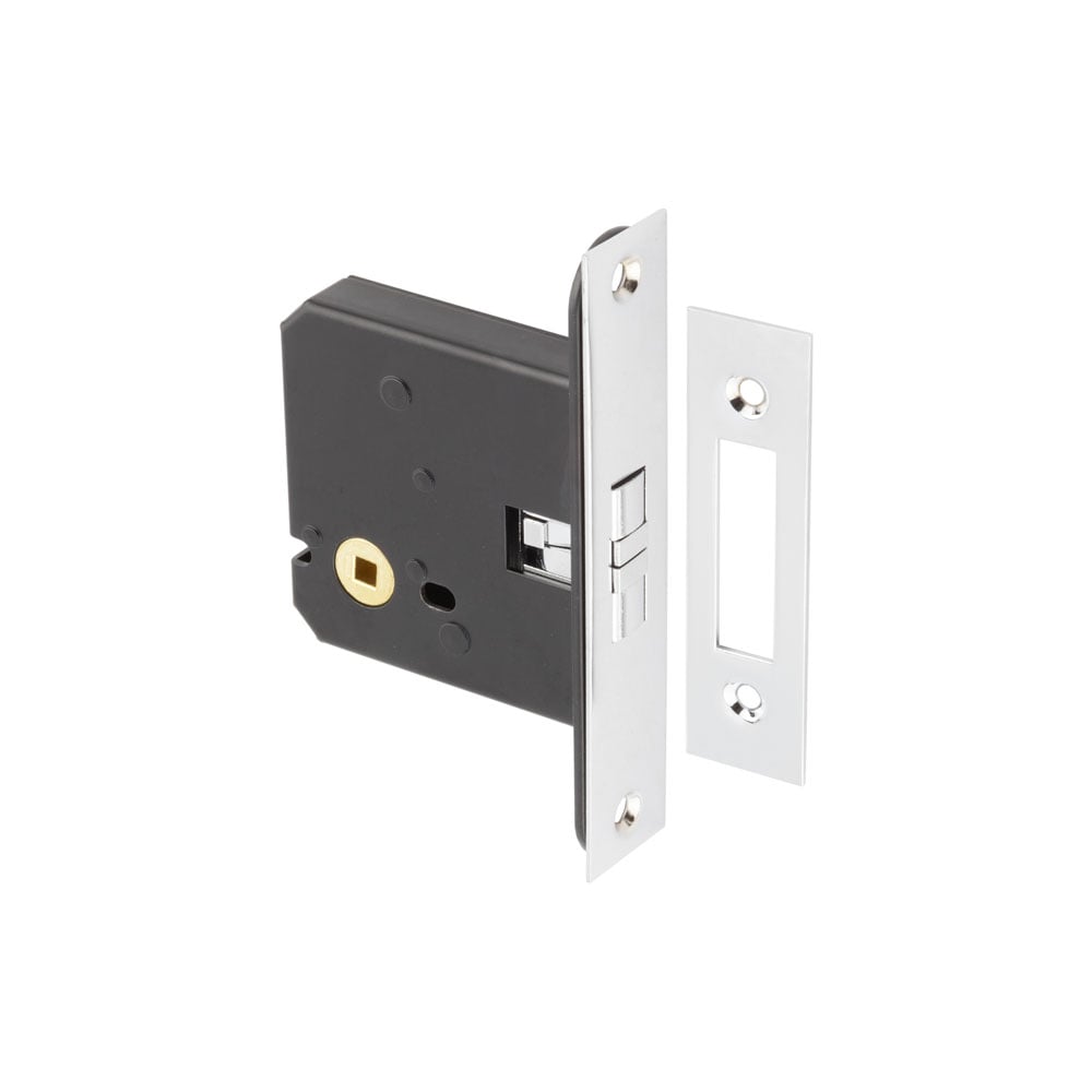 High quality image of Burlington - PC Bathroom sliding door lock | Sku. jl840pc | available to order from Trade Door Handles in Kendal.