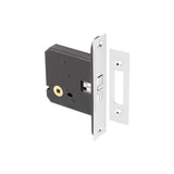 High quality image of Frelan - Jedo Sliding Door Bathroom Lock Polished Chrome Sku. JL840PC