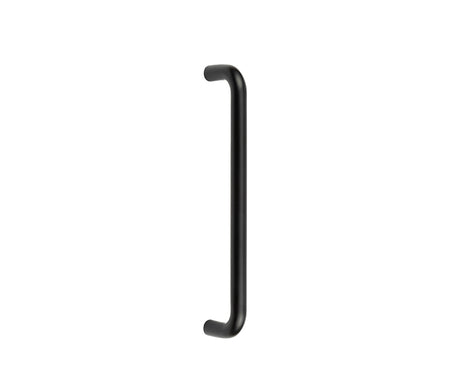 High quality image of Frelan - Nero D Shape Pull Handle Bolt Through Fixing 300 x 19mm Black Sku. JMB119C