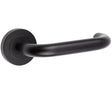 High quality image of Frelan - Nero Orbit Black Door Handle Sku. JMB13